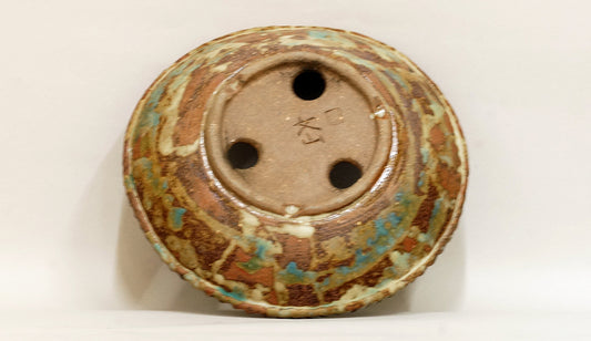 Bunzan Shallow Round Bonsai Pot 8.1"(20.5cm) B083 +++ Shipping Free