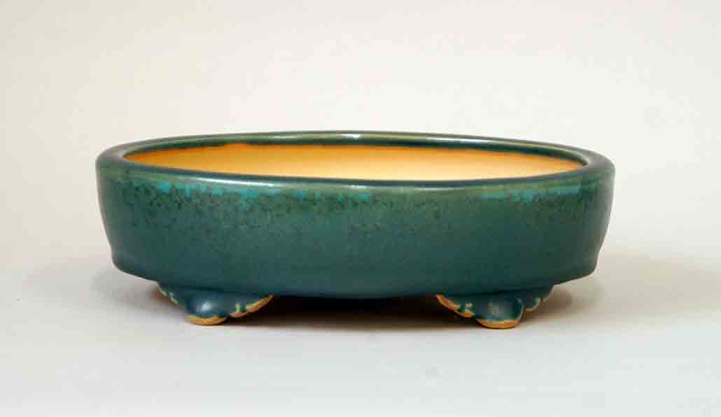 Oval bonsai pot