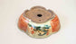 Chidori flying! Gassan Red Painting Bonsai Pot 4.7"(12cm)+++ Shipping Free