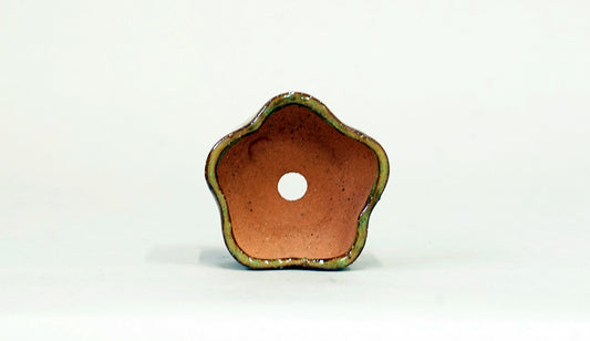 Kei Ume blossom Shaped Bonsai Pot 2.17"(5.5cm) K035