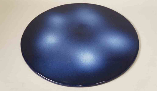 Reifo Round Blue Ceramic Plate for displaying 12"(31cm)