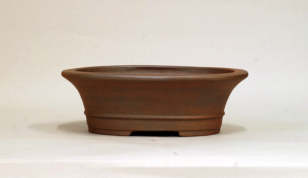 Reifo Unglazed Oval Bonsai Pot 9"(23cm) +++ Shipping Free