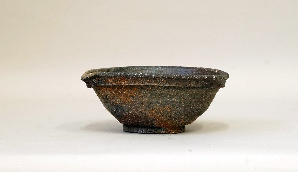 Toji Wood-Fired Bonsai Pot 5.1"(13cm) T011 +++ Shipping Free