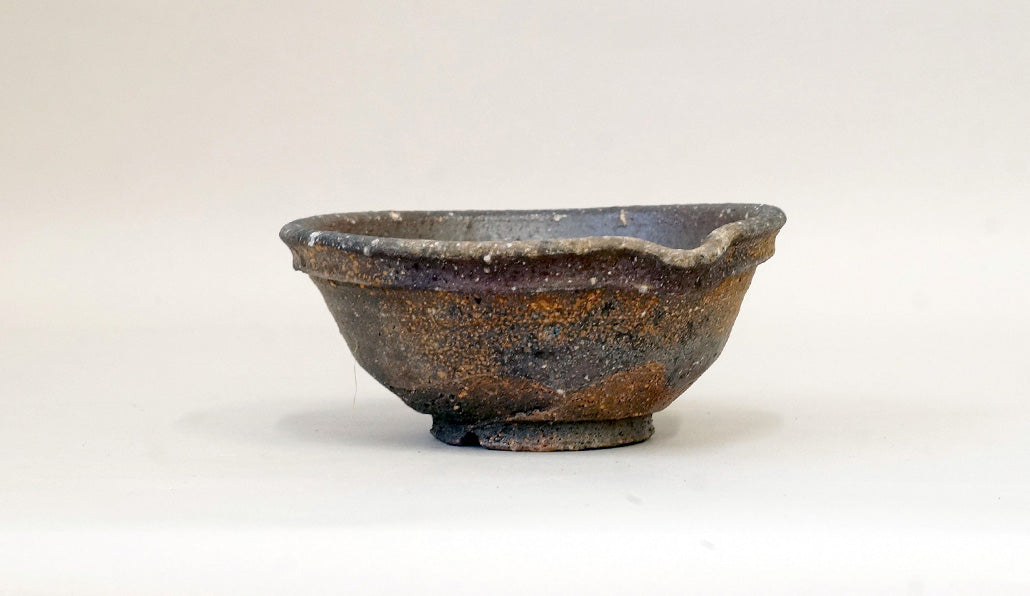 Toji Wood-Fired Bonsai Pot 5.1"(13cm) T011 +++ Shipping Free