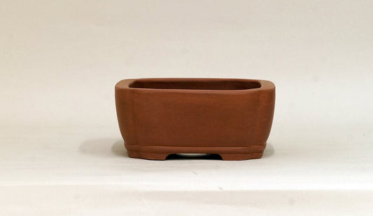 Unglazed Rectangle Tokoname Bonsai Pot 7.4"(18.8cm) UG001 +++ Shipping Free