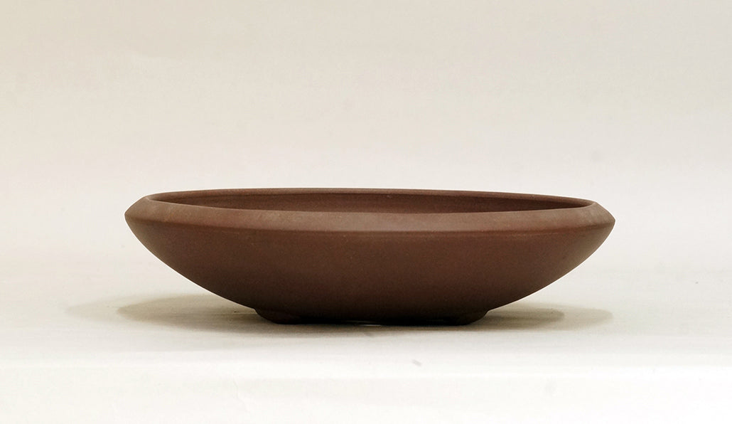 YAMAAKI Unglazed Round Bonsai Pot 8"(21cm) +++ Shipping Free