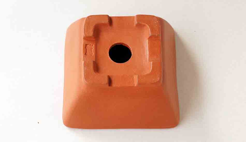 Unglazed Square Bonsai Pot by Reifo