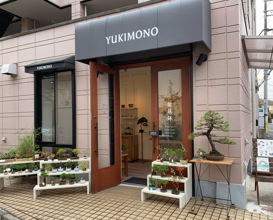 How the interior work of YUKIMONO Tokyo store had been progressed.