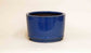 Shuuhou Tube Type Round Bonsai Pot in Blue Glaze