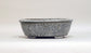 Shuuhou Oval Bonsai Pot with Gray Bubble Pattern 7.8"(20cm) +++ Shipping Free