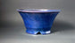 Deep Blue! Round Bonsai Pot By Shuuhou 12"(30.8cm)   S579
