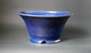 Deep Blue! Round Bonsai Pot By Shuuhou 12"(30.8cm)   S579