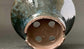 Deep Green Bonsai Pot with Red Accents by Shuuhou 7.2"(18.5cm) S581 +++ Shipping Free　