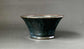Deep Green & Red! Bonsai Pot by Shuuhou 7"(18cm) S582 +++ Shipping Free　