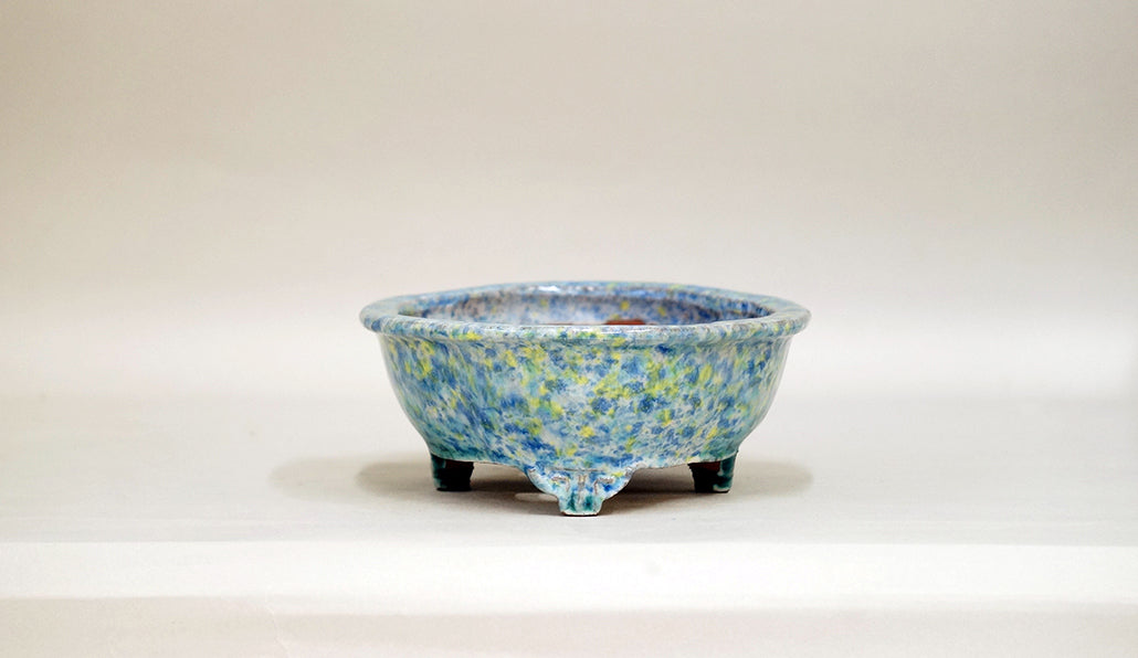 Lotas Shaped Bonsai Pot by Shuuhou 7.1"(18cm) S593 +++ Shipping Free