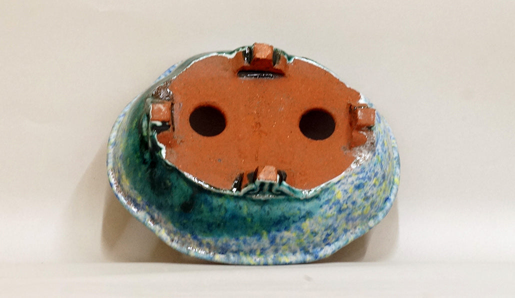 Lotas Shaped Bonsai Pot by Shuuhou 7.1"(18cm) S593 +++ Shipping Free