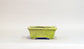 Rectangle Bonsai Pot with Light Yellow by Shuuhou  5.3"(13.4cm) S599 +++ Shipping Free