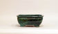 Rectangle Bonsai Pot in Deep Green by Shuuhou 7"(18cm) S602