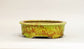 Yellow-Green Glazed Bonsai Pot by Shuuhou 7.4"(19cm) S604