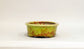 Yellow-Green Glazed Bonsai Pot by Shuuhou 7.4"(19cm) S604