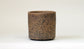 Kusaya Black speckled round pot A079