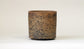 Kusaya Black speckled round pot A079