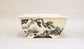 Bunzan Real Japanese landscape Painting Bonsai Pot  6"(15.5cm) B036 +++ Shipping Free