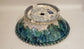 Running Blue Glaze! Bunzan Bonsai Pot 11.4"(29cm) B050+++ Shipping Free
