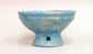 Bunzan Bonsai Pot with Blue, High Feet 6.8"(17.3cm) +++ Shipping Free