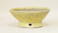 Bunzan Bonsai Pot with Yellow, High Feet 6.8"(17.3cm) B071 +++ Shipping Free