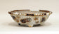 White & Brown Glazed Bonsai Pot by Bunzan 3.1"(26cm) B076 +++ Shipping Free 　