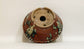 Bunzan Round Bonsai Pot with Brown & White Glaze 8.7"(22cm) B085  +++ Shipping Free