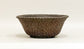 Bunzan Unglazed Round Bonsai Pot with White Dots 7.1"(18cm) B089 +++ Shipping Free