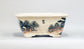 Bonsai Pot Featuring a Scene of a hometown by Bunzan 9"(22.8cm) B090