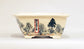 Bonsai Pot Featuring a Scene of a Historic Temple by Bunzan 10.3"(26.2cm) B091　　