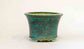 Eimei Round Bonsai Pot in Oribe Glaze 3.9"(10cm)+++Shipping Free