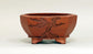 Eimei Worm-Eaten Design Bonsai Pot 6.1"(15.5cm) E397 +++ Shipping Free