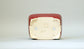 Eimei Rectangle Bonsai Pot in Red 鶏血釉 6.1"(15.5cm) +++ Shipping Free　