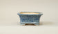 Eimei Rectangle Bonsai Pot in pale blue glaze 6.6"(17cm) E547 +++ Shipping Free