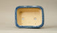 Eimei Rectangle Bonsai Pot in pale blue glaze 6.6"(17cm) E547 +++ Shipping Free