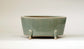 Eimei Deep Oval Pot in Celadon with Cat Feet 7.1"(18.2cm) E561 +++ Shipping Free