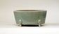 Eimei Deep Oval Pot in Celadon with Cat Feet 7.1"(18.2cm) E561 +++ Shipping Free