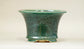 Eimei Round Bonsai Pot in Blue Oribe 5.9"(15cm) E568 +++ Shipping Free