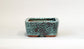 Eimei  Red & Blue Rectangle Kairagi Bonsai Pot 7.4"(19cm) E573 +++ Shipping Free