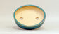 Eimei Blue Oribe Glazed Oval Bonsai Pot 7"(18cm) E619
