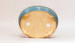 Eimei Blue Oribe Glazed Oval Bonsai Pot with Rim 7.1"(18cm) E623