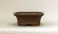 Eimei Unglazed Rectangle Bonsai Pot with Cut Corners 8.27"(21cm) E631