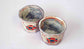 Octagonal Sake Cup Set with Red Painting by Gassan 2.3"(6cm) +++ Shipping Free
