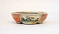 Ship in the Waves! Gassan Red Painting Bonsai Pot 4.7"(12cm) +++ Shipping Free