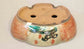 Chidori flying! Gassan Red Painting Bonsai Pot 6.6"(17cm)